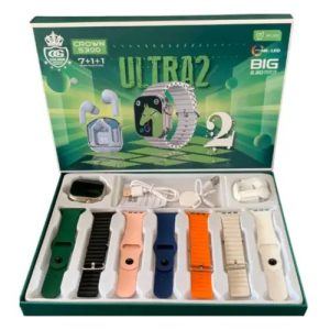 Crown S300 7+1+1 Smart Watch with Earbuds